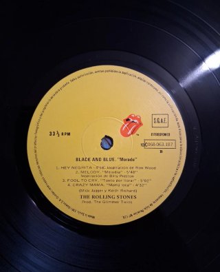 LP de The Rolling Stones: "Black and Blue" (1976)