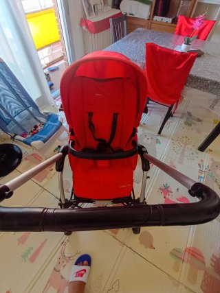 Cochecito  Bebé 3 en 1 Bébé Confort Rojo