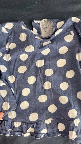 Lote 8 camisetas manga larga niña 2-3 años