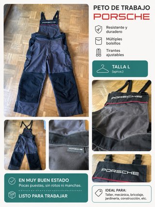 Mono de Trabajo Porsche Talla L