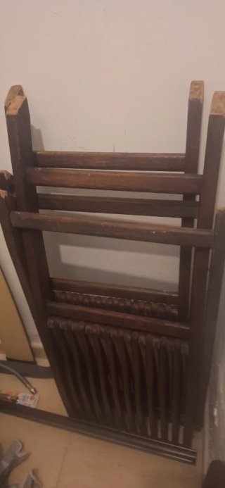 Mesa y Silla Terraza Madera Marrón