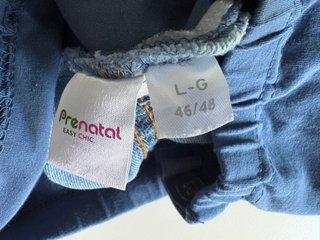 Pantaloncini premaman denim blu