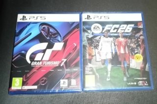 Juegos PS5: FC 26 y Gran Turismo 7 Precintados
