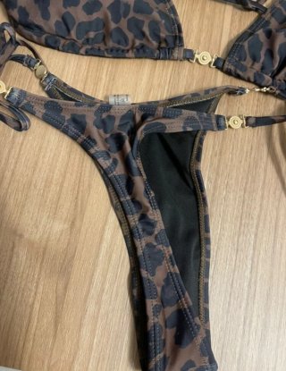 Costume bikini maculato taglia M