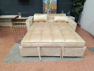 Sofá Cama Osaka Beige/Dorado