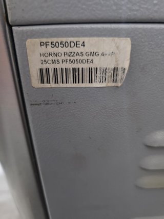 Horno Pizzero Doble Eléctrico 4+4 25cm 8kW