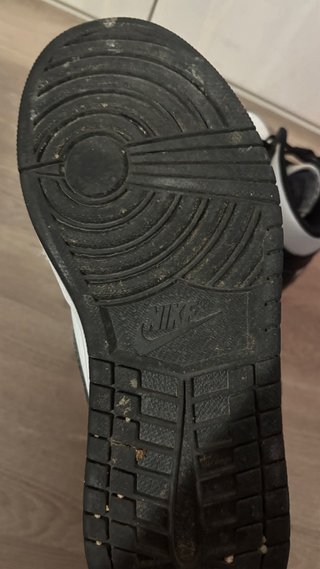 Nike Air Jordan 1 High Black White Talla 39
