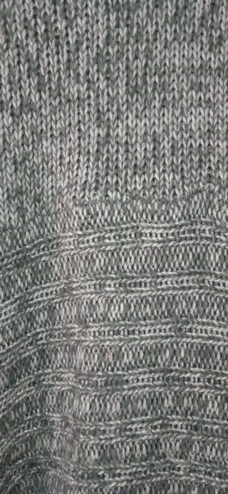 Abrigo lana gris con capucha