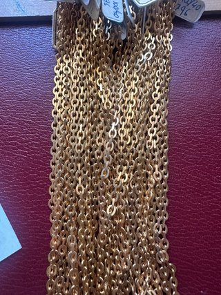 Cadena chapado oro 18k