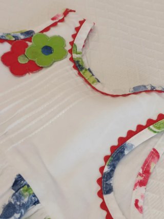 Vestido flores 3 meses