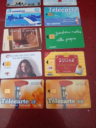 10 Schede Telefoniche Marocco