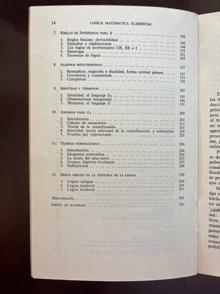 Lógica matemática elemental
