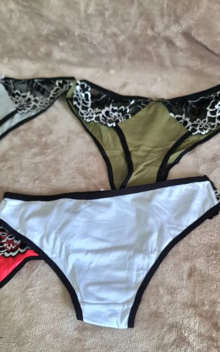 Bragas Algodón Encaje Talla M. NUEVAS