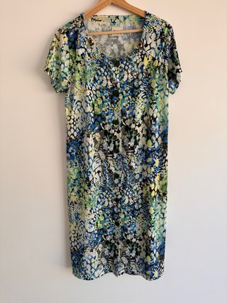 Vestido estampado señora