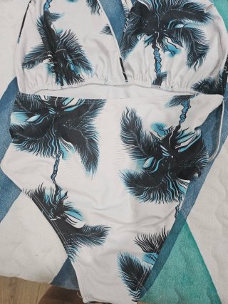 Bañador mujer palmeras