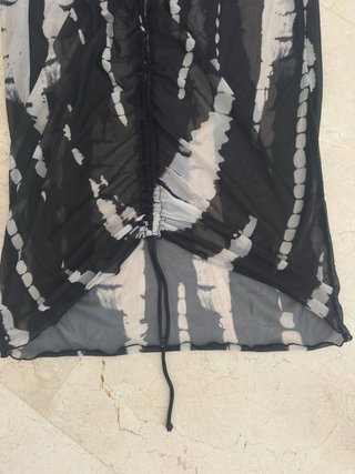 Vestido caftán playa tie-dye