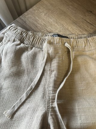 Pantalón Zara Lino Hombre Talla M