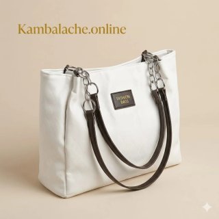 Bolso blanco mujer elegante