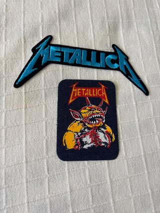 Patches Metallica Logo e Eddie 20€ cada