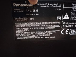 Televisor Panasonic Negro