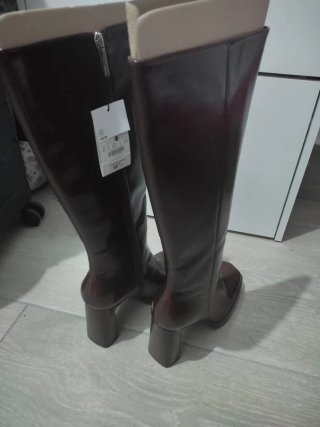 Botas altas burdeos