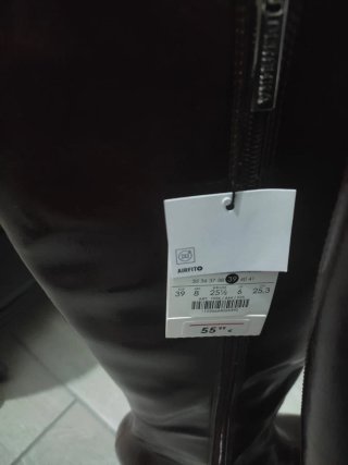 Botas altas burdeos