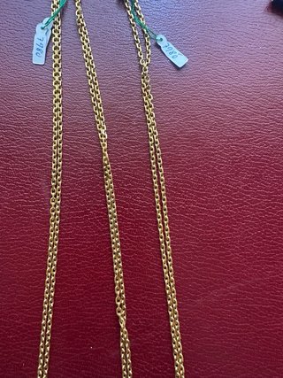 Cadena chapado oro 18k