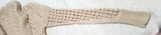 Capispalla beige traforato