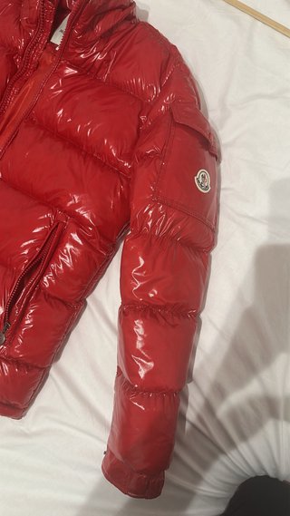 Chaqueta Moncler Roja Talla M