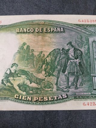 Billete 100 Pesetas 1931 Gonzalo de Córdoba