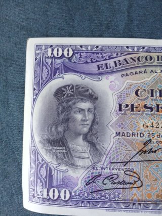 Billete 100 Pesetas 1931 Gonzalo de Córdoba