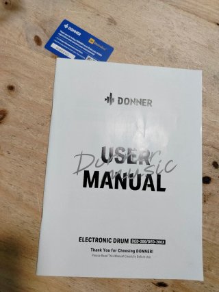 Donner DED-200 Kit de Batería Electrónica Plegable
