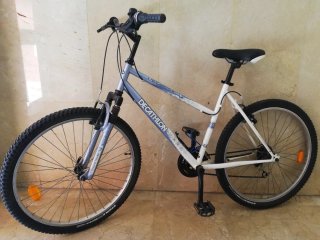 Bici MTB ROCKRIDER 5, 26 Pulgadas, Talla: M/L