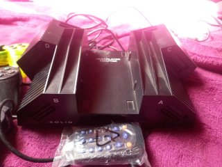 Accessori PS2: 4 controller, microfoni, supporto