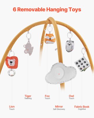 Tappetino da Gioco per Bambini a Forma di Foglia