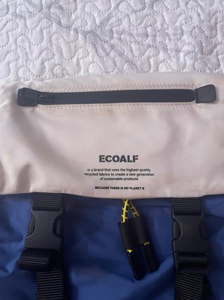 Mochila Ecoalf Azul y Beige