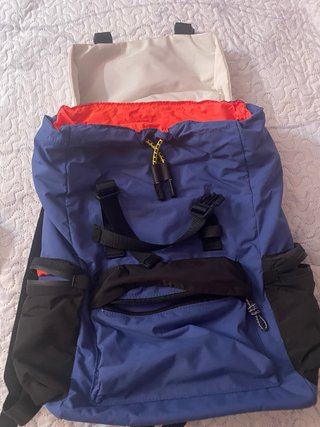 Mochila Ecoalf Azul y Beige
