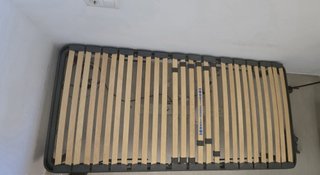 Somier eléctrico metálico y madera 190x90