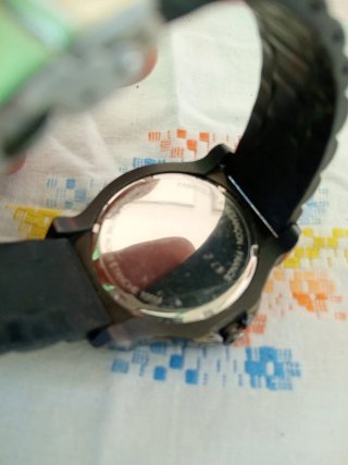 Orologio Uomo Nero e Argento
