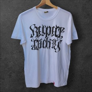 T-Shirt Dickies Uomo Stampa Gotica Bianca