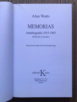 Lote Alan Watts - 2 Libros