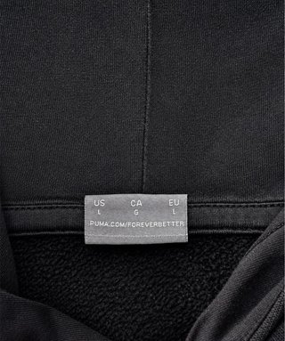 Puma Black Sportswear Hoodie Size L – Minimal Stre