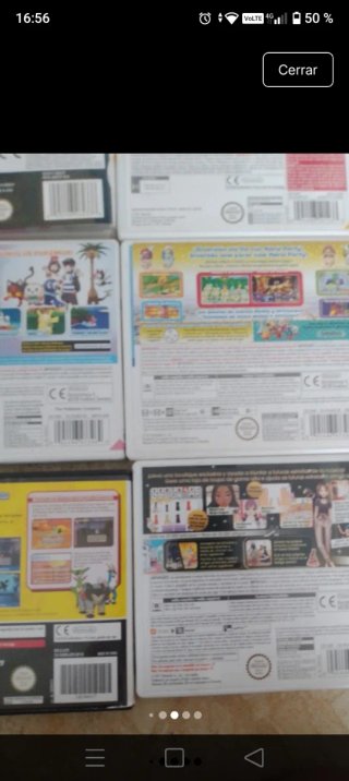 Lote  12 Cajas Vacías Nintendo DS y 3DS