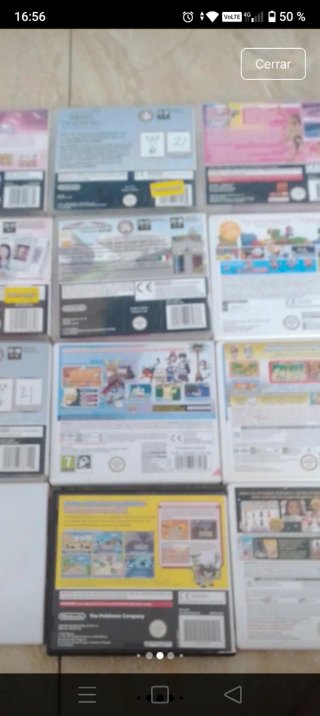 Lote  12 Cajas Vacías Nintendo DS y 3DS