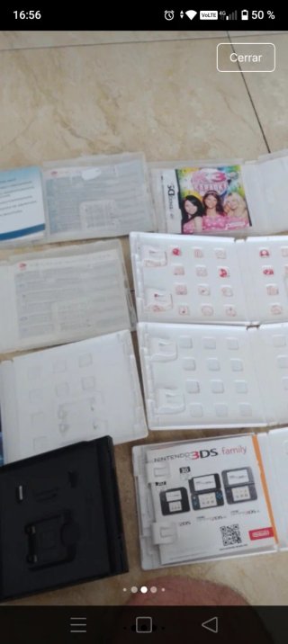 Lote  12 Cajas Vacías Nintendo DS y 3DS