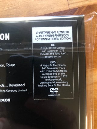 Queen - A Night at the Odeon - CD + DVD