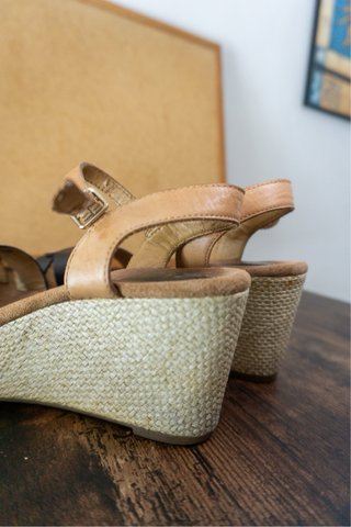 Sandalias Clarks Cuña Talla 38