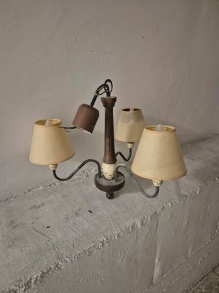 2 Lampade da soffitto vintage