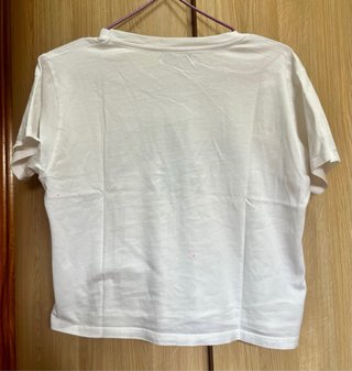 Camiseta Crop Top L.A., talla S, Pull&Bear.