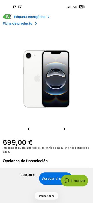 iPhone 16 e Apple Nuevo Con su caja sin abrir